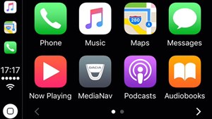 توصيل الآيفون بشاشة نظام الوسائط المتعددة