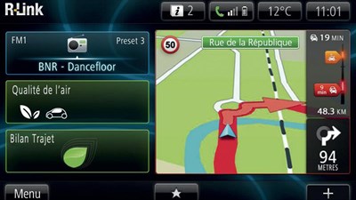 شاشة عرض رينو R-LINK
