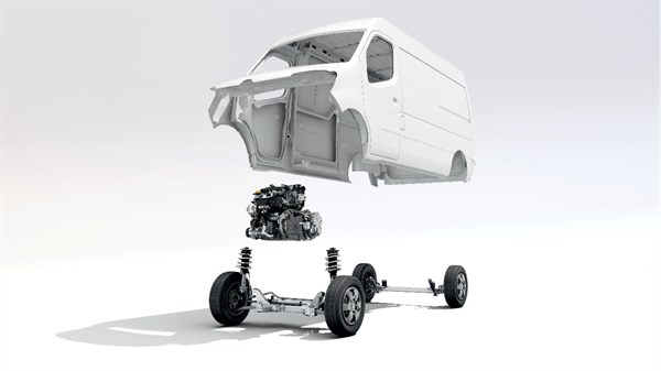Renault Master - 3D vehicle in Traction view